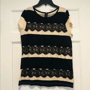 ANN TAYLOR LOFT Short Sleeve Top- Size M